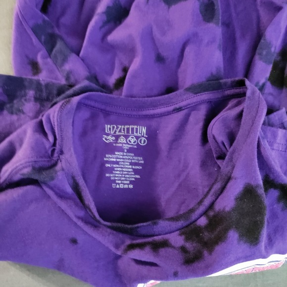Led Zeppelin S Shirt Electric Magic Wembley England Purple Tie Dye Souvenir Art - Picture 8 of 11